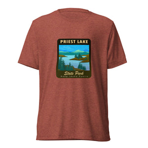 Priest Lake Unisex Tri-blend T-shirt