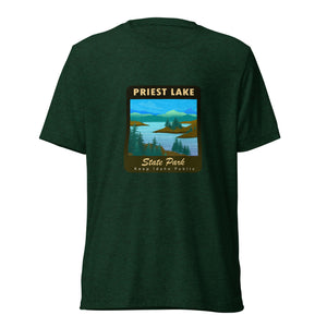 Priest Lake Unisex Tri-blend T-shirt