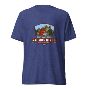 Salmon River Unisex Tri-blend T-shirt