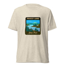 Load image into Gallery viewer, Priest Lake Unisex Tri-blend T-shirt