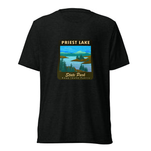 Priest Lake Unisex Tri-blend T-shirt